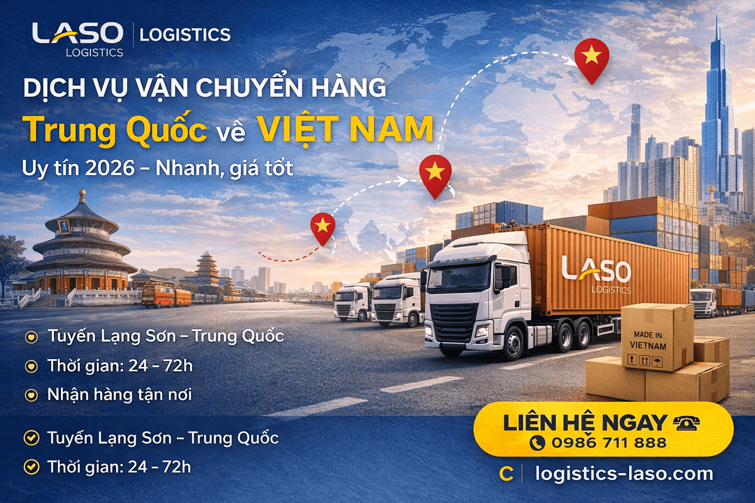 Reliable China-Vietnam Shipping Services 2026 – Fast, Competitive Rates