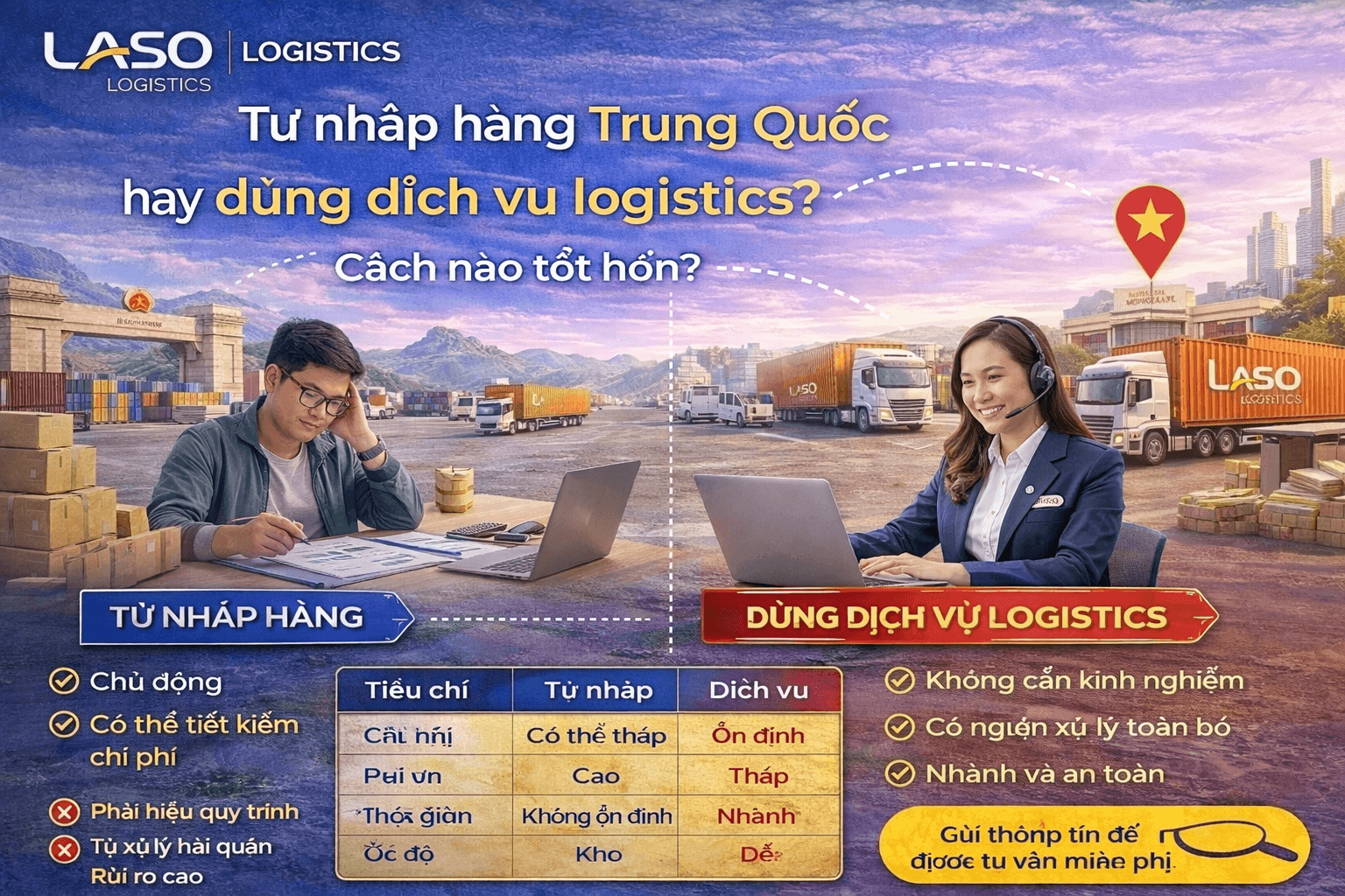 自主从中国进口货物还是选择物流服务？哪种方案更优？