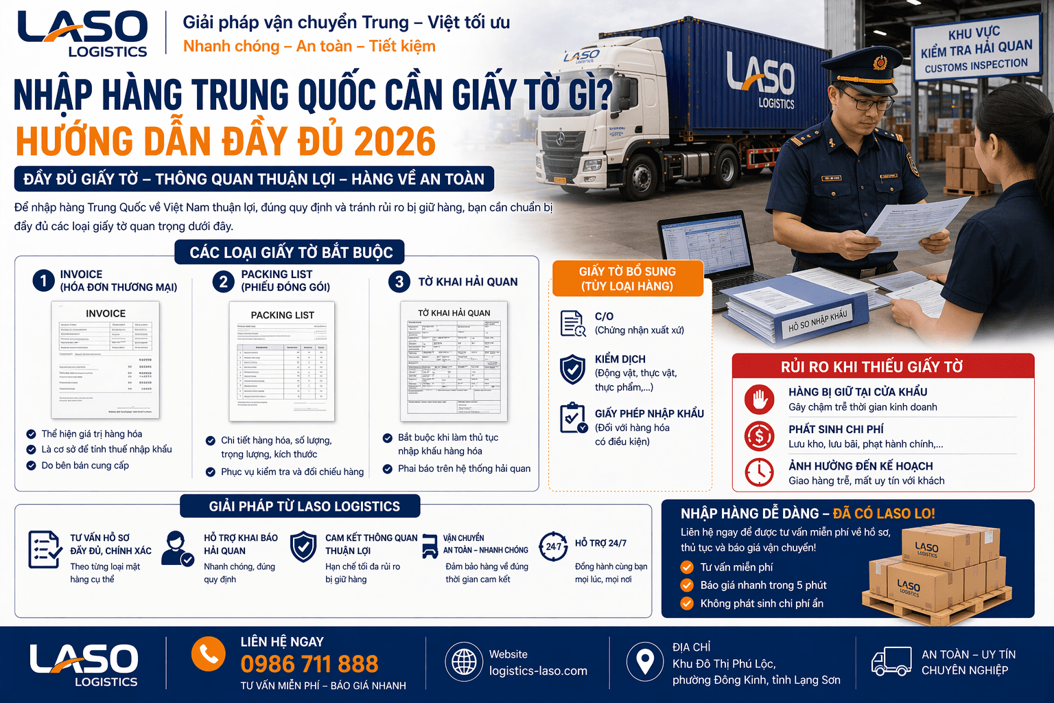 从中国进口货物需要哪些单据？2026年完整指南