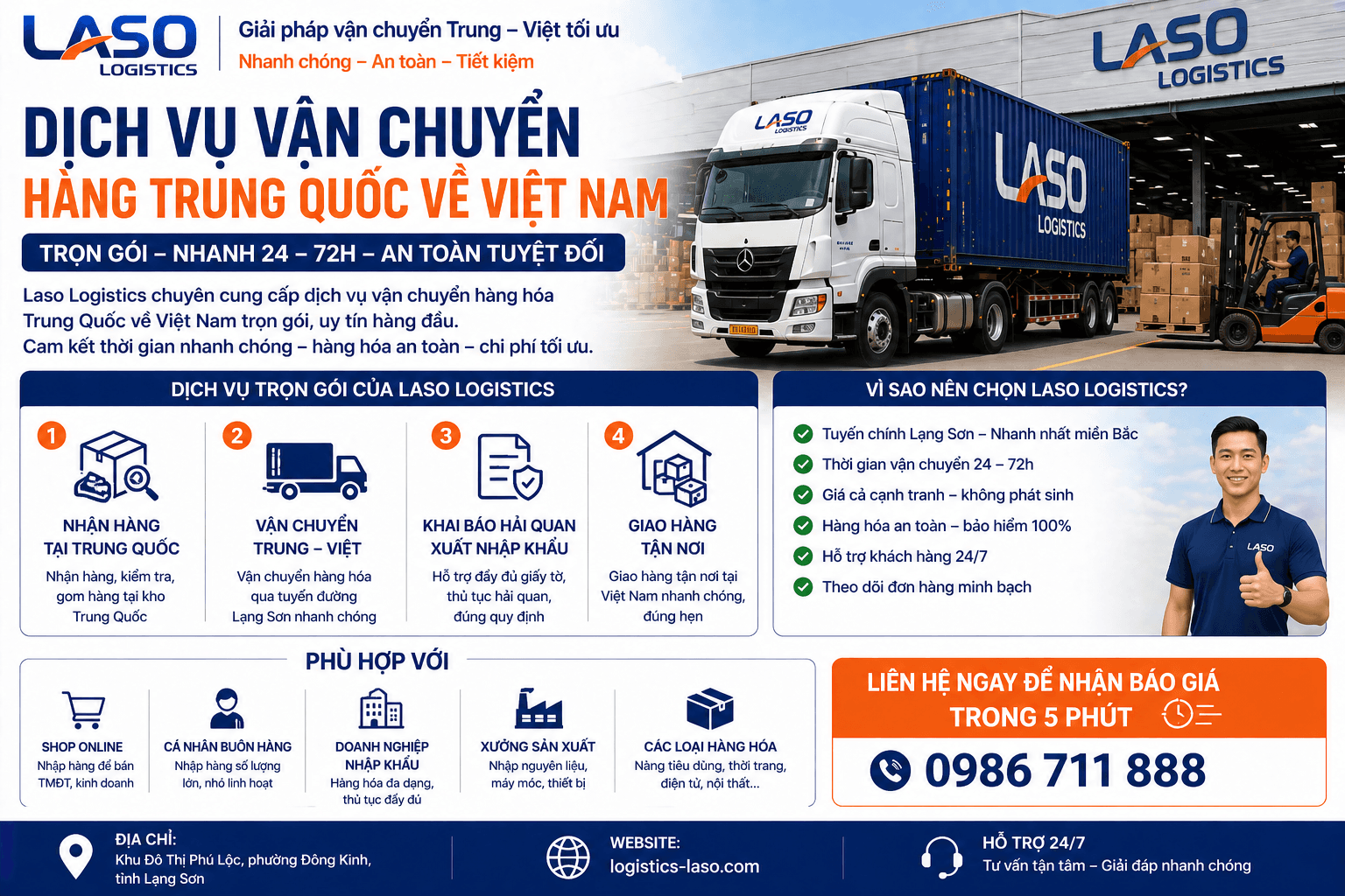 Comprehensive China to Vietnam Shipping Services – Fast 24–72h Delivery