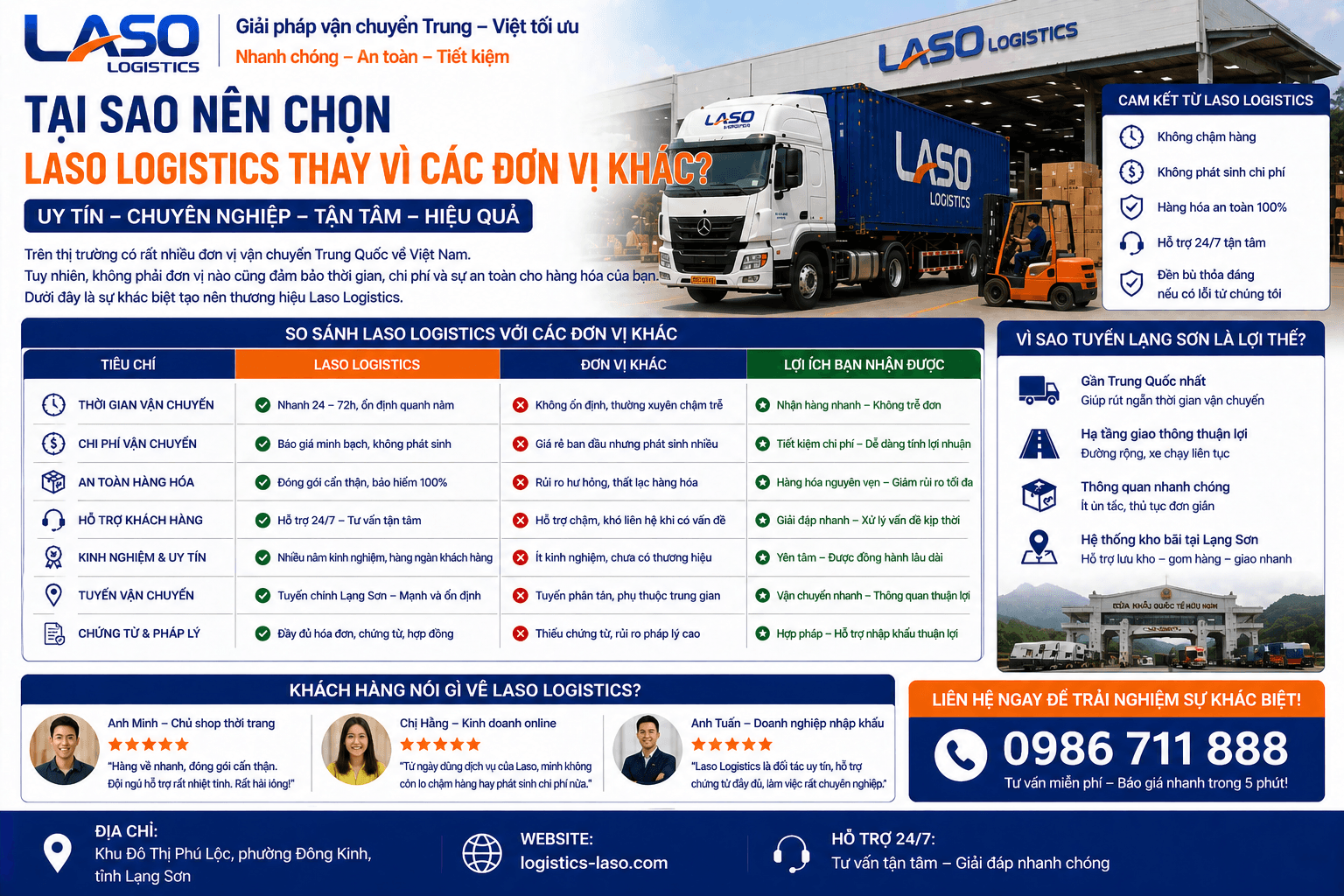 Why Choose Laso Logistics? A Practical Comparison with Other Providers