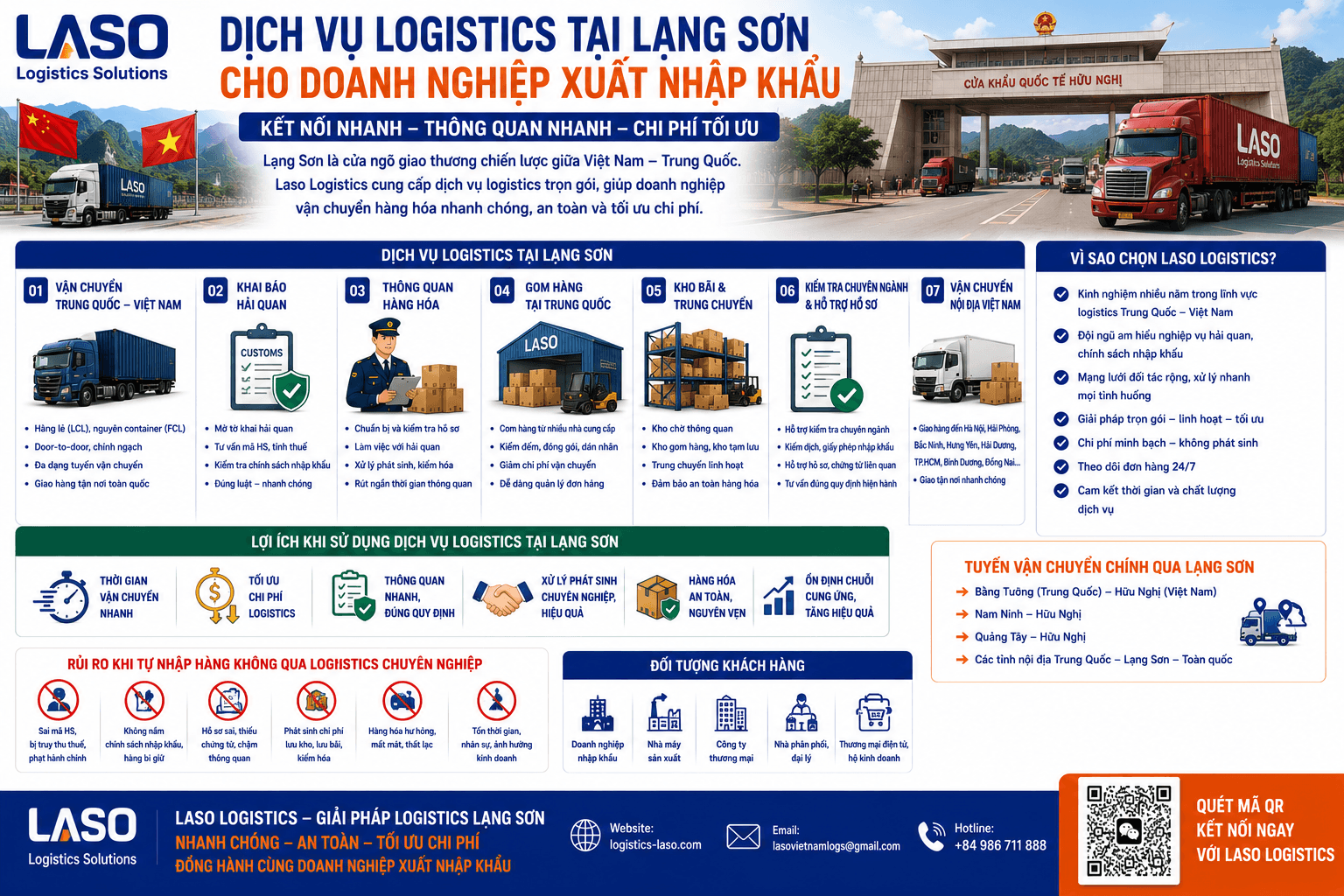 Dịch vụ logistics tại Lạng Sơn cho doanh nghiệp xuất nhập khẩu
