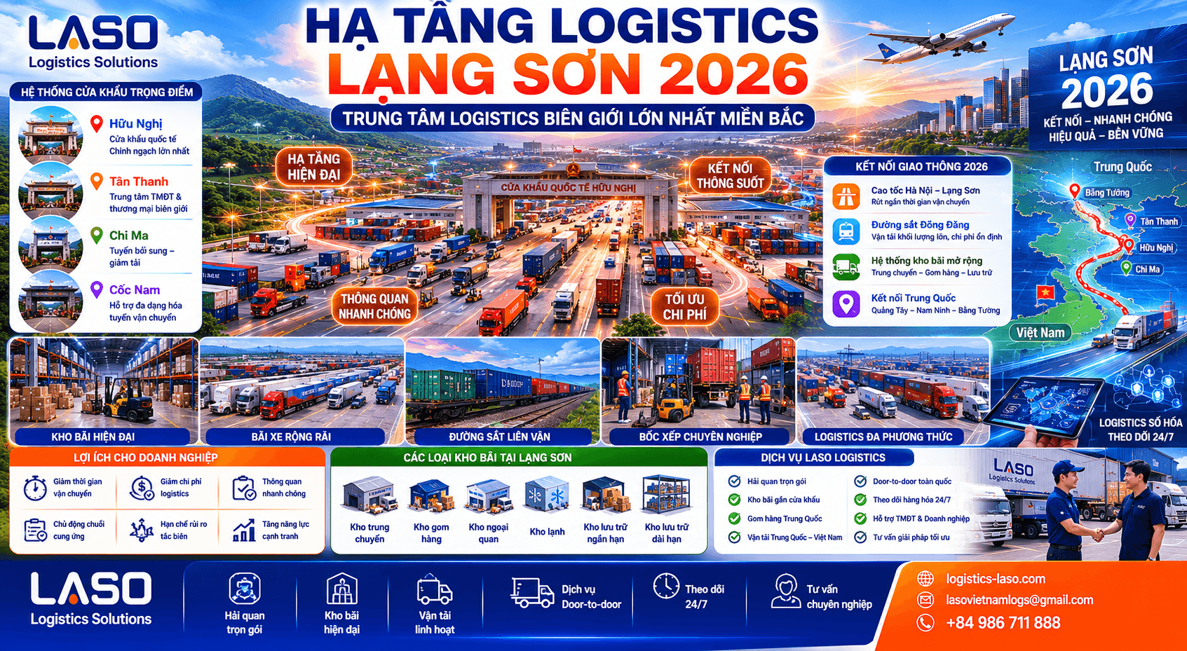 Hạ tầng logistics Lạng Sơn 2026 – Động lực phát triển xuất nhập khẩu Việt Nam – Trung Quốc