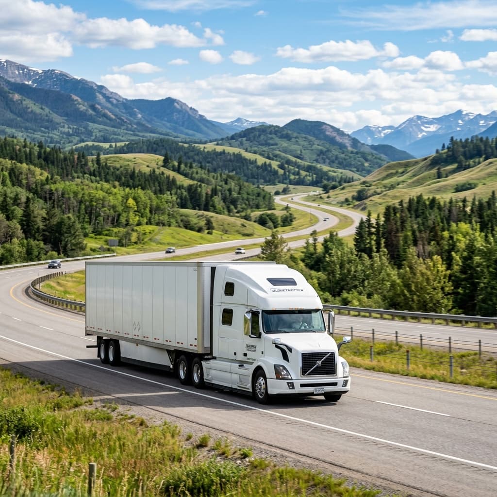 Border crossing trucks